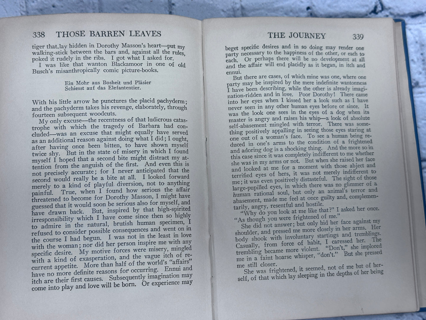 Those Barren Leaves by Aldous Huxley [1925]