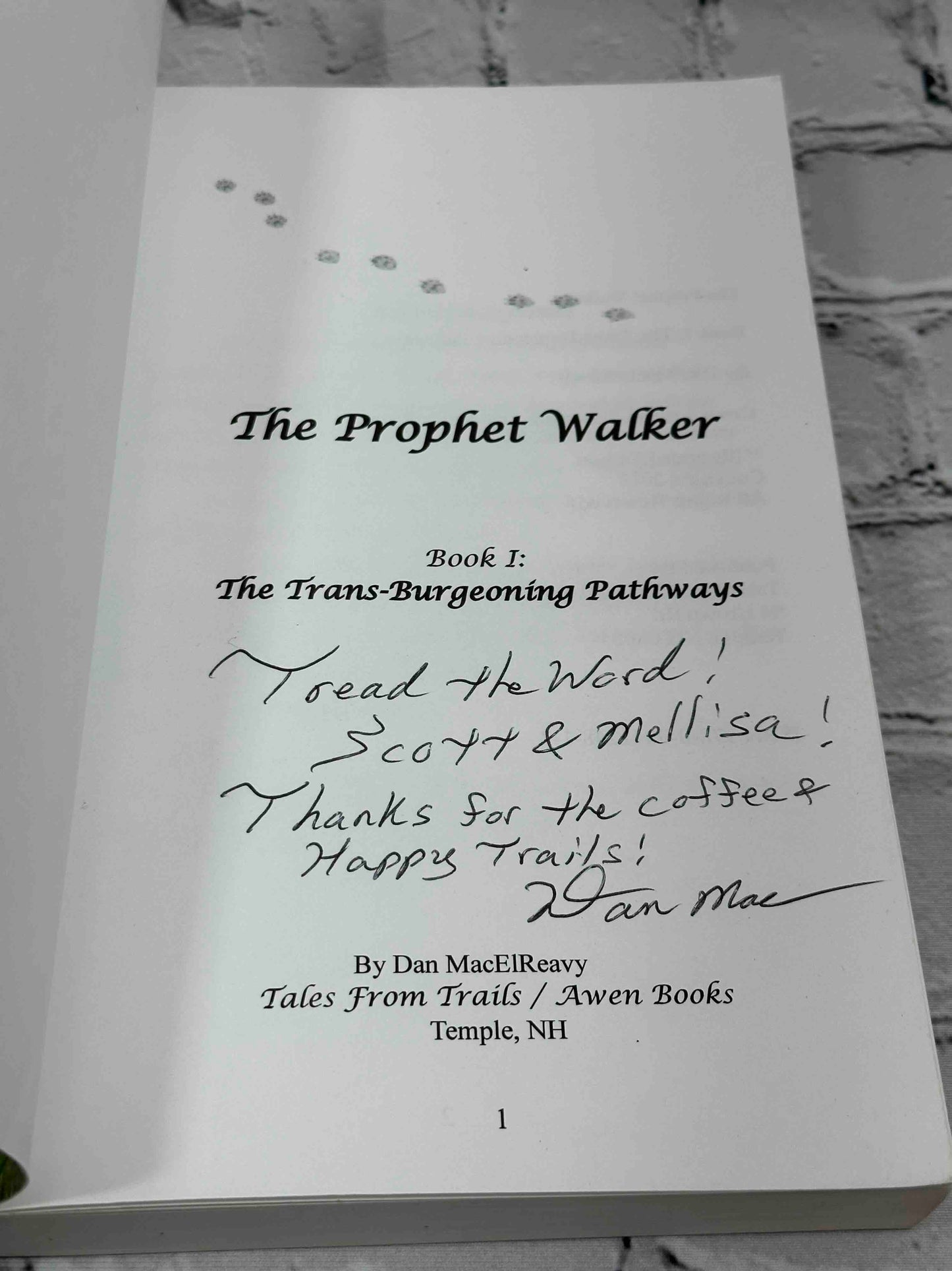 The Prophet Walker: The Trans-Burgeoning Pathways (Book 1)