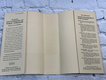 Cassell's Encyclopedia of World Literature by S.H. Steinberg [1954 · Vol 1 & 2]