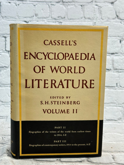Cassell's Encyclopedia of World Literature by S.H. Steinberg [1954 · Vol 1 & 2]