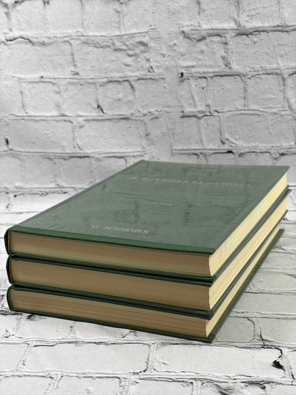 G. Schirmer Opera Vocal Scores Set of 3 by Rossini, Bizet and Offenbach, 1958-1962 hardcover - stacked page edges