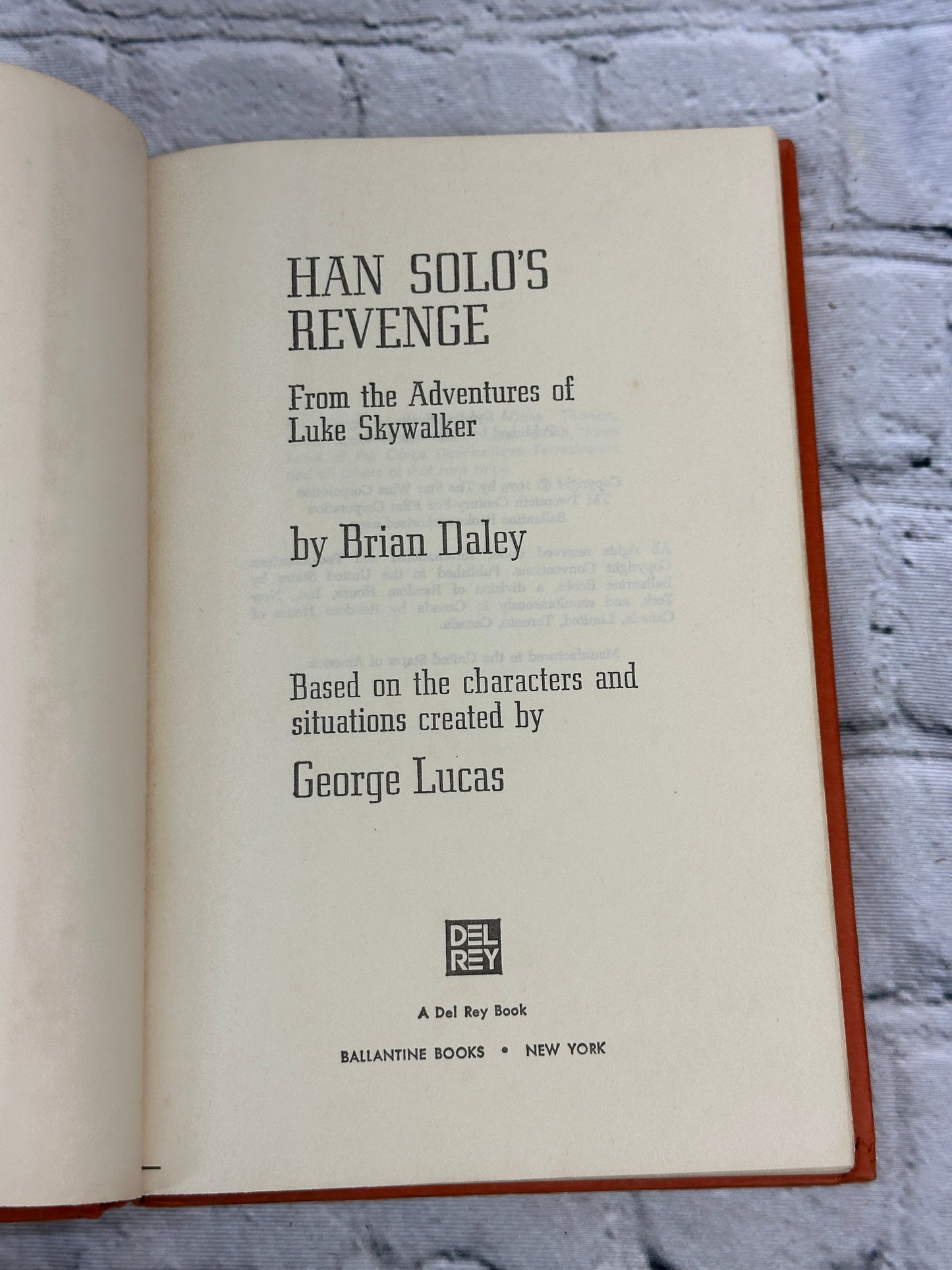 The Han Solo Adventure : Han Solo's Revenge by Brian Daley [1979]