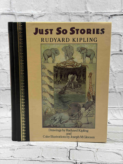 Just So Stories by Rudyard Kipling, 1987 Children's Classics hardcover - front cover with dust jacket