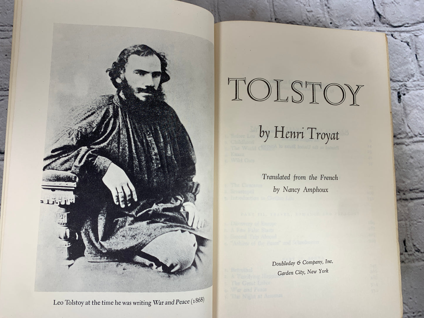 Tolstoy By Henri Troyat [1967 · BCE]