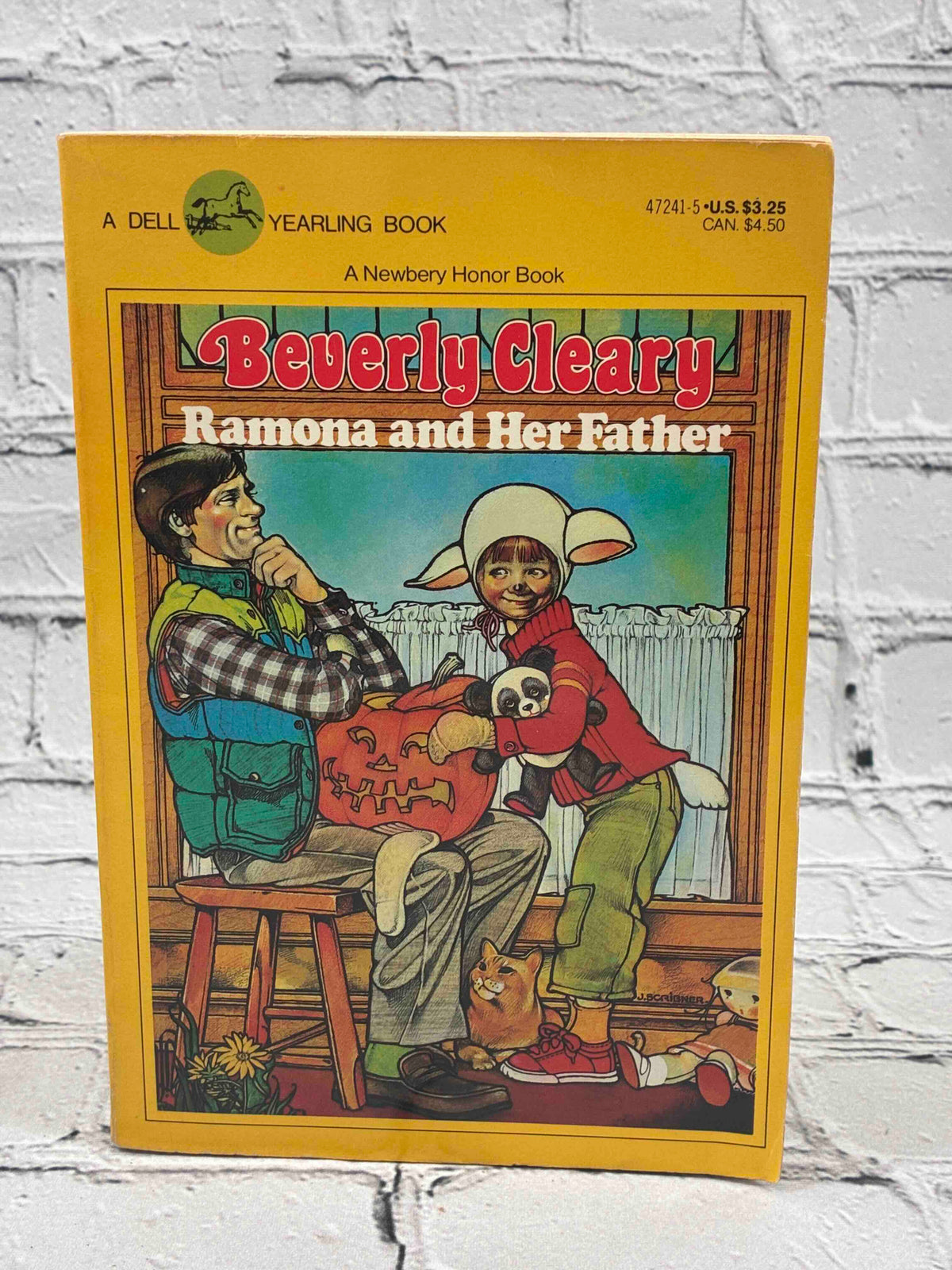 Ramona and Her Father by Beverly Cleary, Dell Yearling Paperback - front cover
