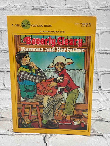 Ramona and Her Father by Beverly Cleary, Dell Yearling Paperback - front cover
