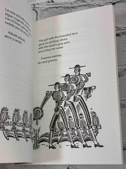 The Cricket Sings by Federico Garcia Lorca, New Directions Paperback - sample page with Maria Horvath illustration