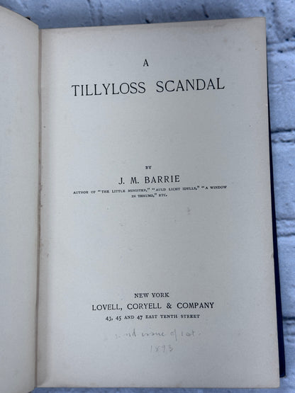 The Tillyloss Scandal by J.M. Barrie [1893]