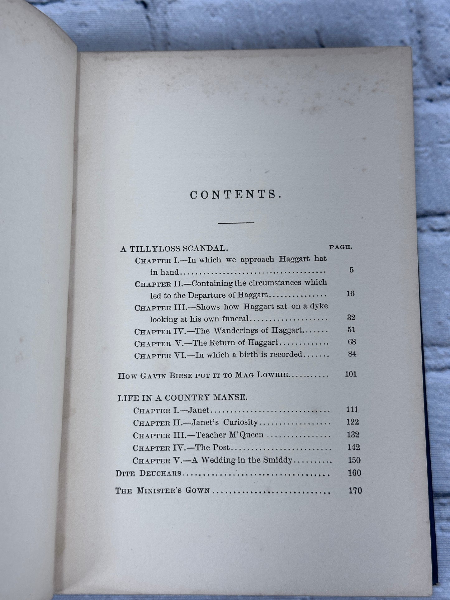 The Tillyloss Scandal by J.M. Barrie [1893]