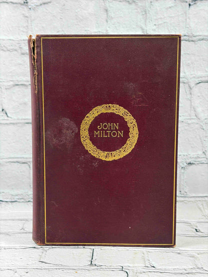 Complete Poetical Works of John Milton, 1899 Houghton Mifflin hardcover - front cover