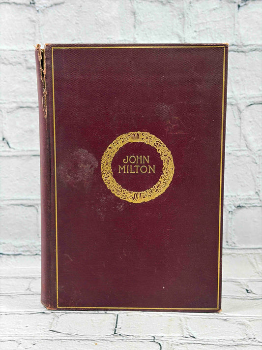 Complete Poetical Works of John Milton, 1899 Houghton Mifflin hardcover - front cover