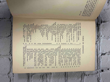 Complete Poetical Works of John Milton, 1899 Houghton Mifflin hardcover - table of contents