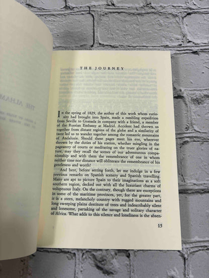 Tales of the Alhambra by Washington Irving, 1994 Ediciones Miguel Sanchez Paperback - first page of The Journey
