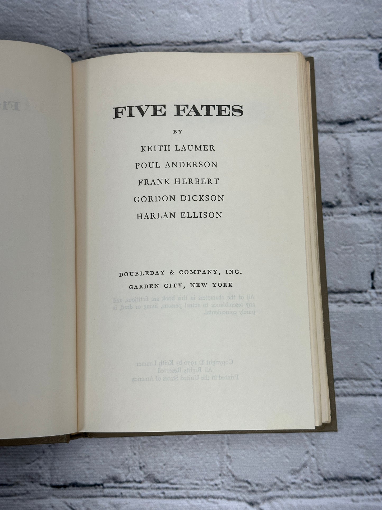 Five Fates by Laumer, Anderson, Herbert, Dickson & Ellison [BCE · 1970]