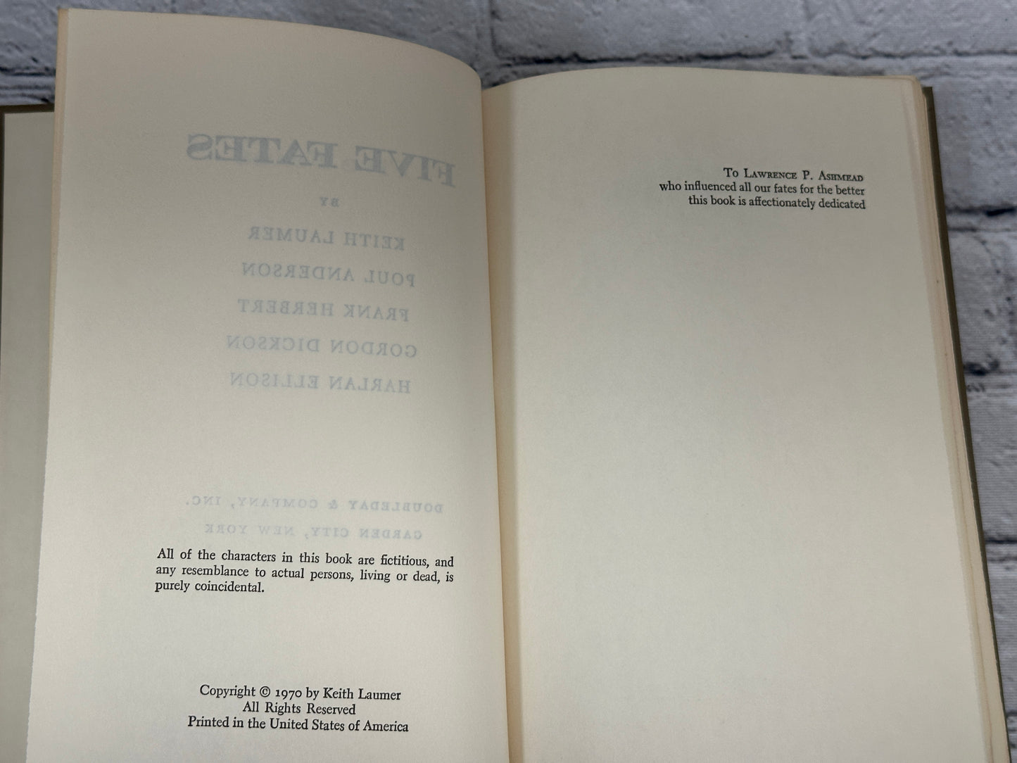 Five Fates by Laumer, Anderson, Herbert, Dickson & Ellison [BCE · 1970]