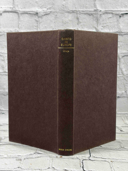 A Traveller's Guide to Saints in Europe by Mary Sharp, 1964 Hugh Evelyn hardcover - brown cloth boards and spine without jacket