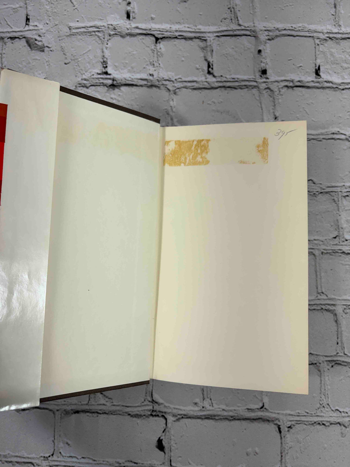 A Traveller's Guide to Saints in Europe by Mary Sharp, 1964 Hugh Evelyn hardcover - front pastedown and free endpaper with tape residue and pencil price
