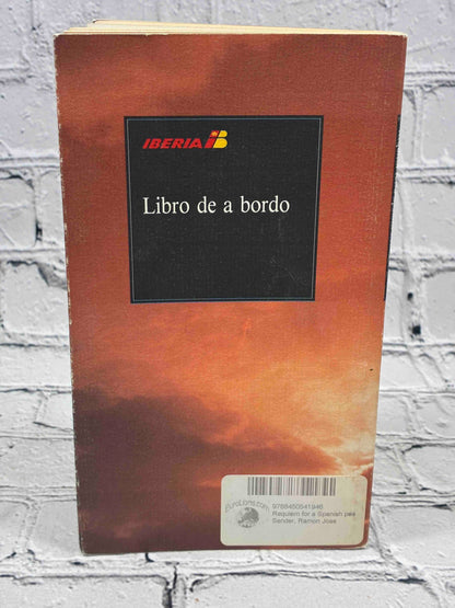 Requiem for a Spanish Peasant by Ramon J. Sender, 1986 Iberia Paperback - back cover with bookseller sticker
