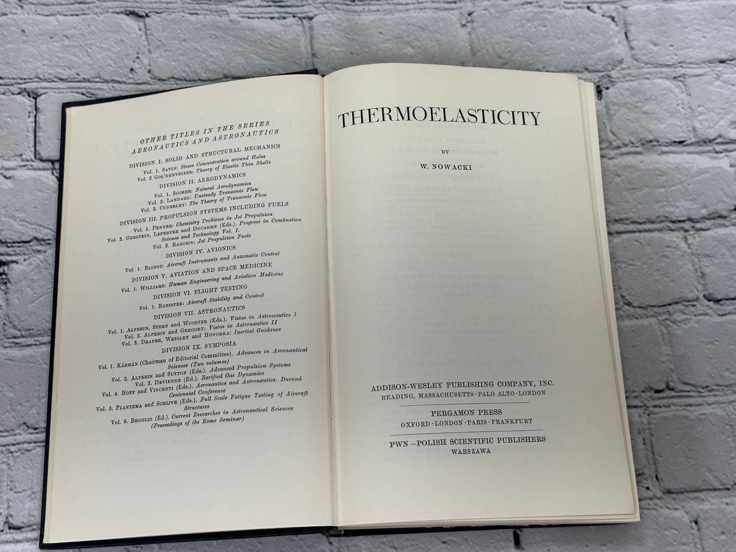 Thermoelasticity by W. Nowacki [1962]