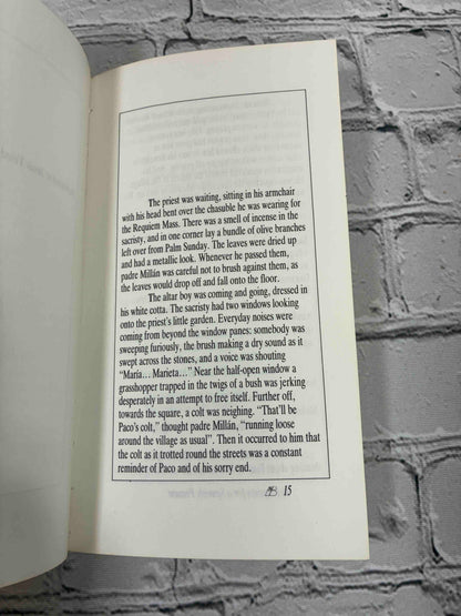 Requiem for a Spanish Peasant by Ramon J. Sender, 1986 Iberia Paperback - sample text page