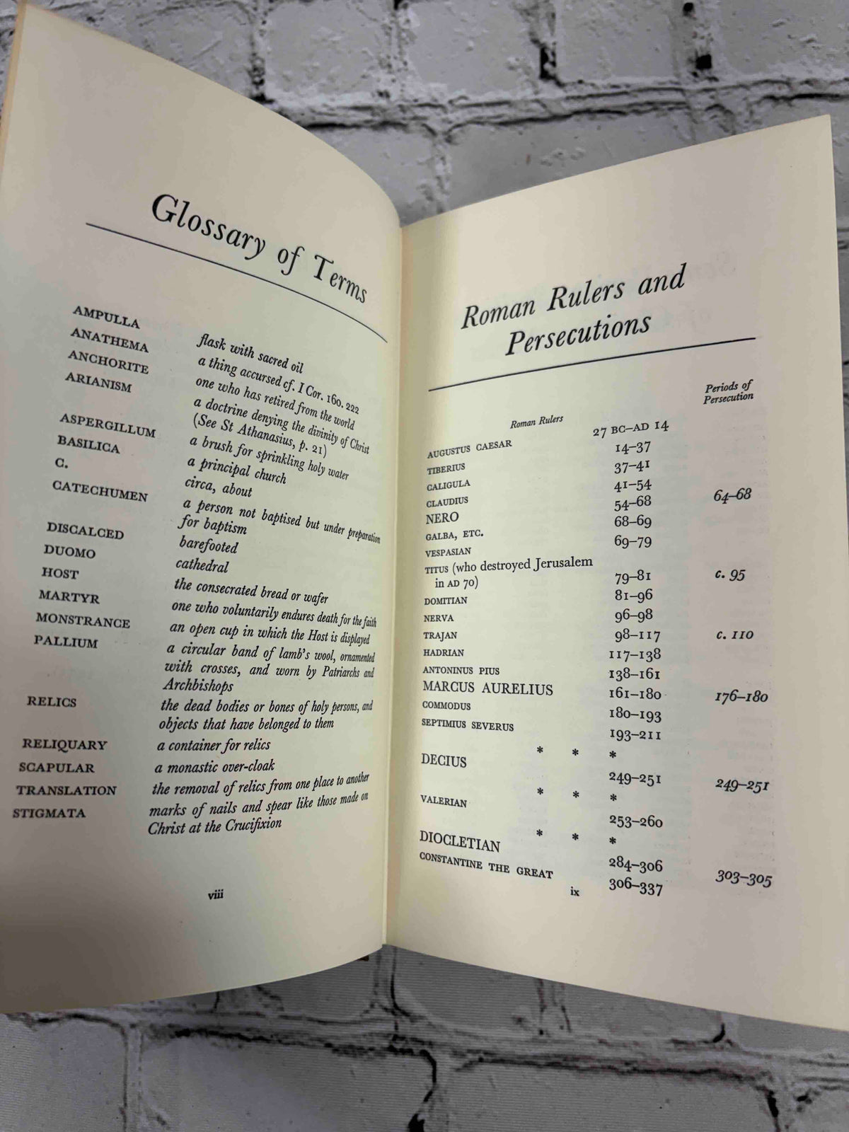 A Traveller's Guide to Saints in Europe by Mary Sharp, 1964 Hugh Evelyn hardcover - glossary of terms and Roman rulers