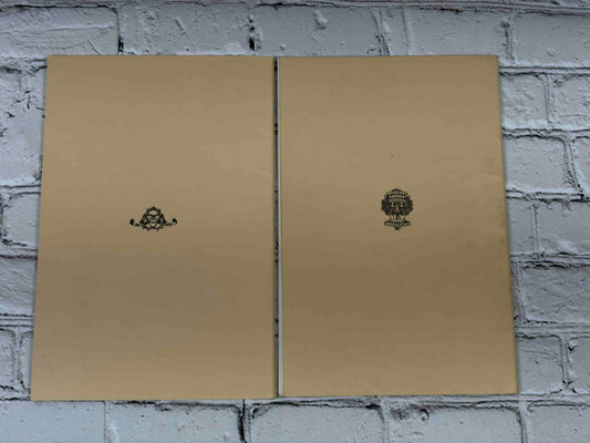 Metropolitan Opera Libretto Lot of 2 (Madama Butterfly and Les Contes d'Hoffmann), 1954-1973 wrappers - rear covers with Franco Colombo and G. Schirmer devices