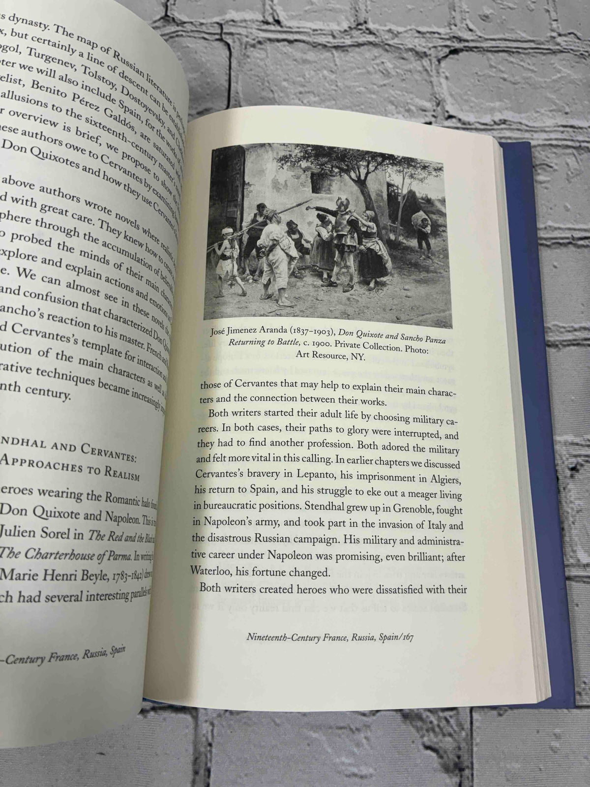 Fighting Windmills: Encounters with Don Quixote by Manuel Duran and Fay R. Rogg, 2006 Yale University Press Hardcover - sample page with Jimenez Aranda illustration