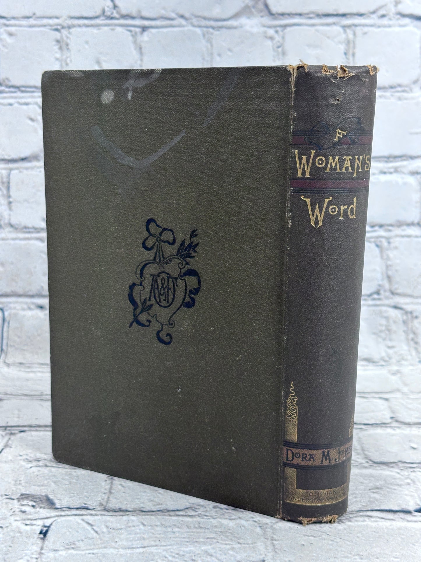 A Woman's Word by Dora M. Jones [1st Edition · 1892]