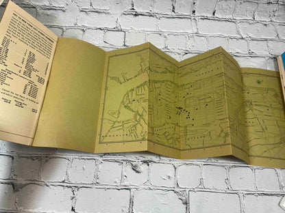 New York's New Architecture by Fortune, 1964 Time Inc. Pamphlet - fold-out map of Manhattan