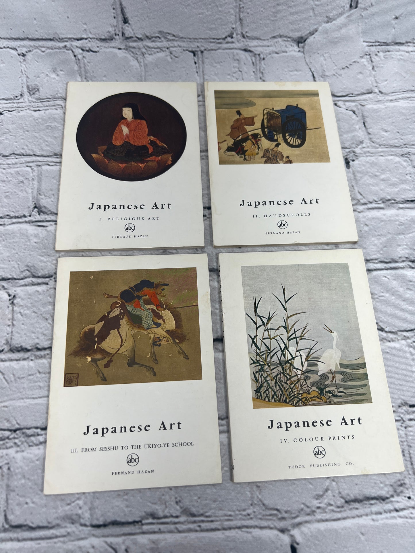 Japanese Art Vol. I - Vol. IV Fernand Hazan Petite EncyclopediePe [Lot of 4 PB]