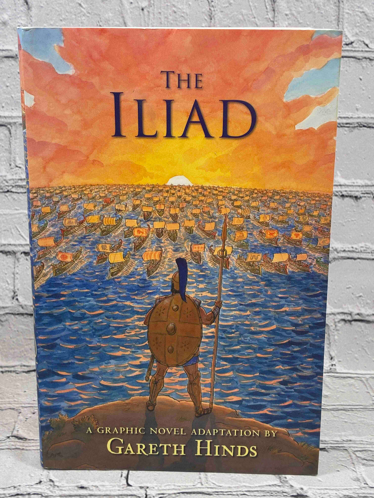 The Iliad by Gareth Hinds, 2019 Candlewick Press Trade Paperback - front cover
