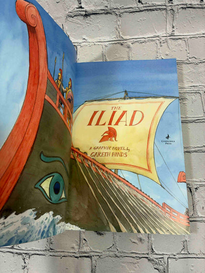 The Iliad by Gareth Hinds, 2019 Candlewick Press Trade Paperback - title page