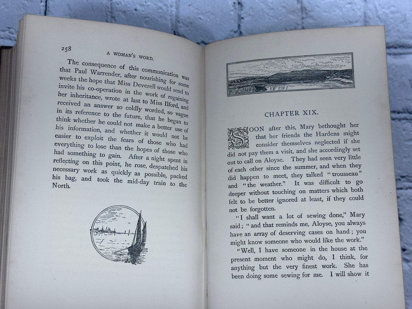 A Woman's Word by Dora M. Jones [1st Edition · 1892]