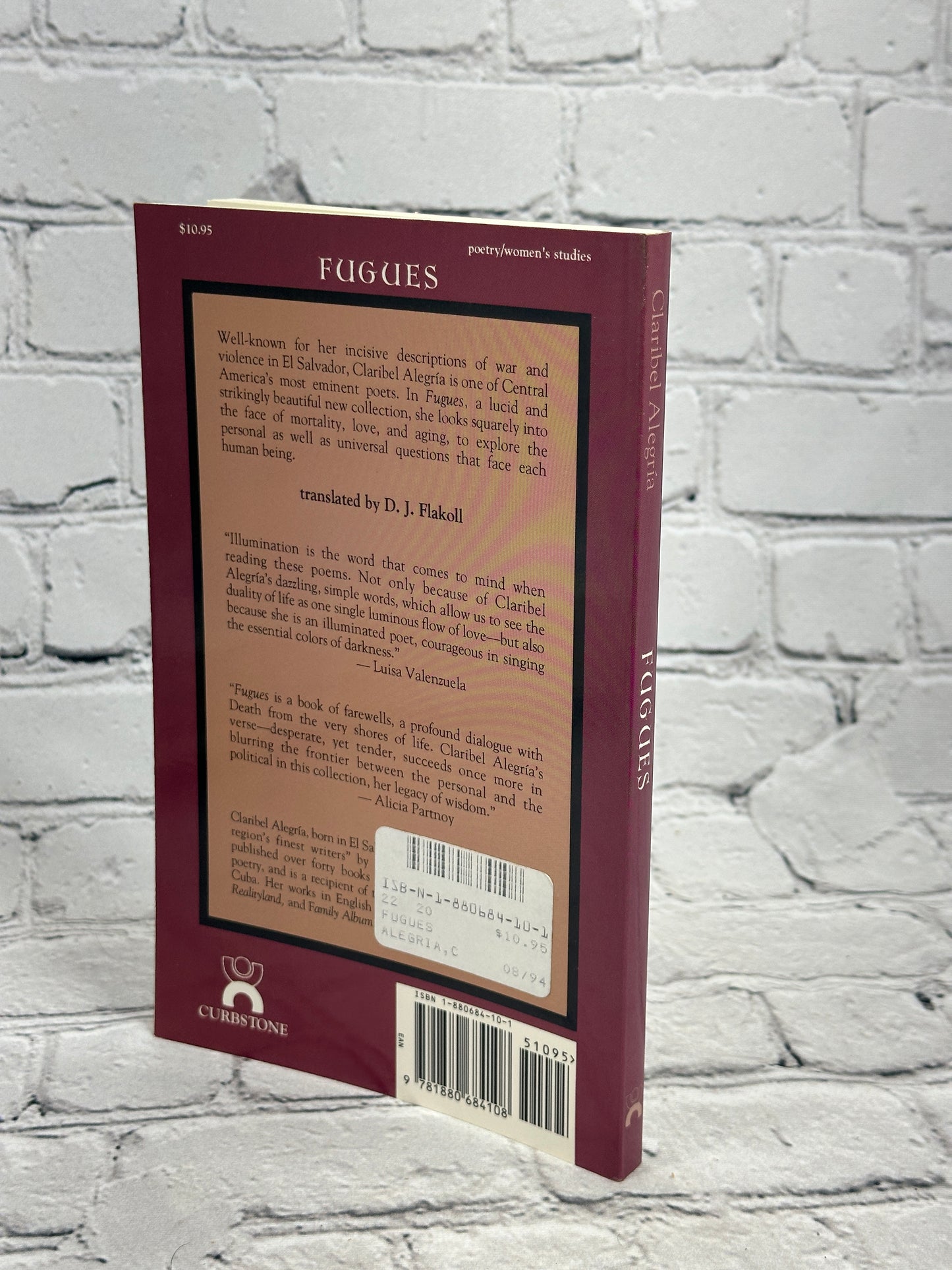 Fugues by Claribel Alegria [Bilingual Edition · 1995]