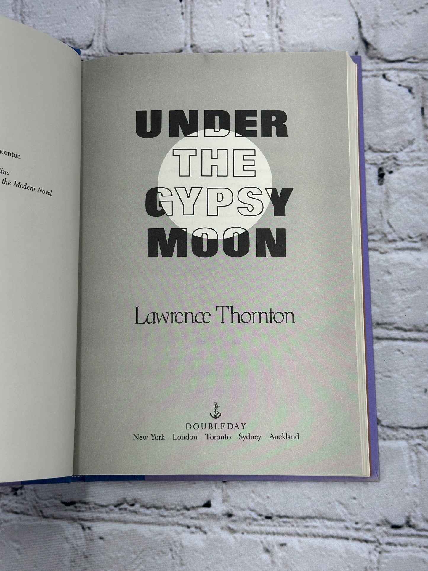 Under the Gypsy Moon by Lawrence Thornton [1st Edition · 1990]