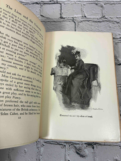 The Lion and the Unicorn by Richard Harding Davis, 1906 Scribner's hardcover - illustration by Howard Chandler Christy