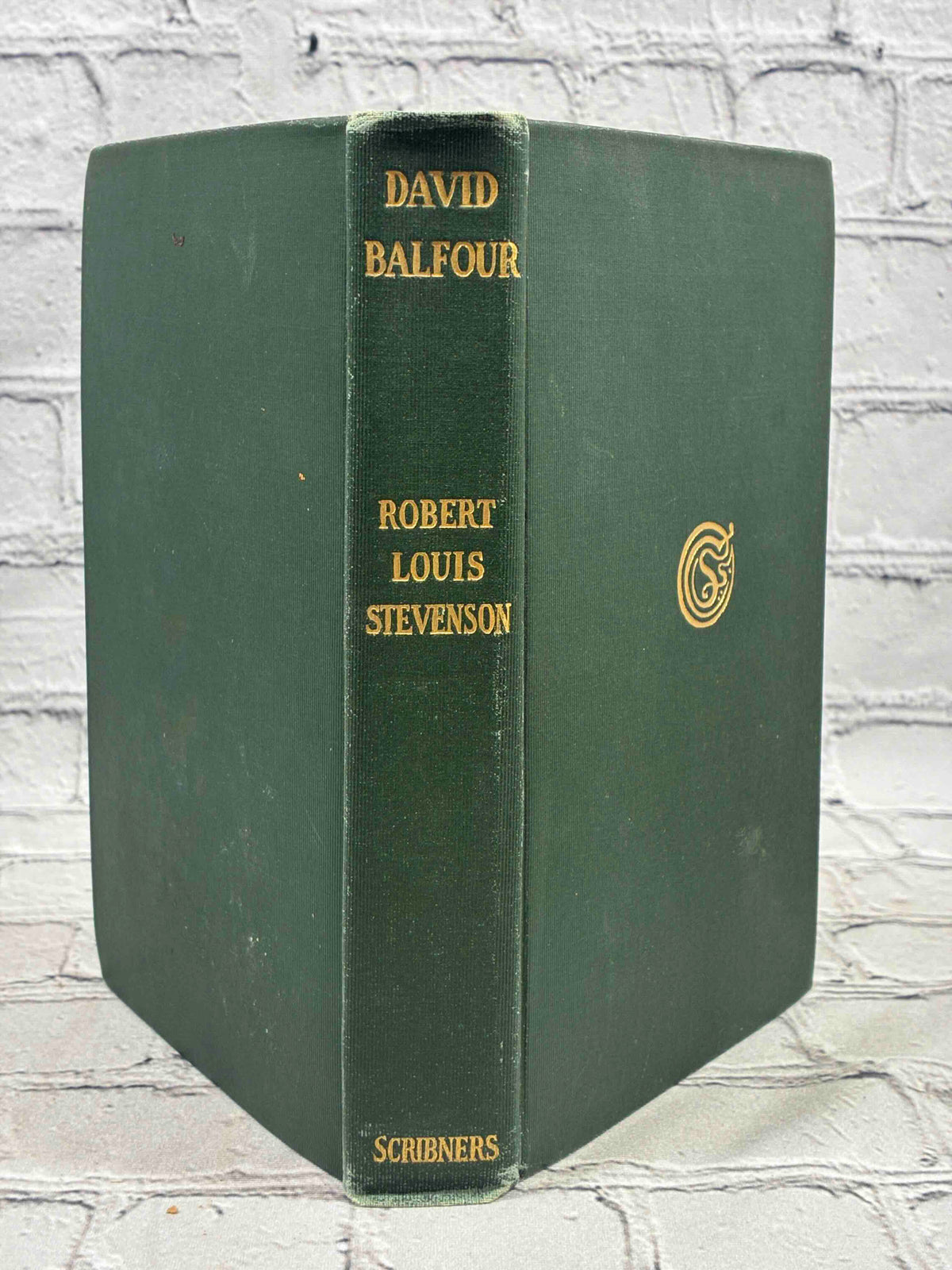 David Balfour by Robert Louis Stevenson, 1906 Scribner's hardcover - spine and front board
