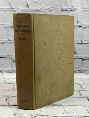 Walt Whitman Handbook