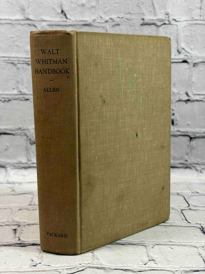 Walt Whitman Handbook