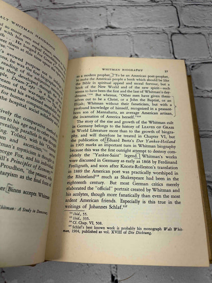 Walt Whitman Handbook