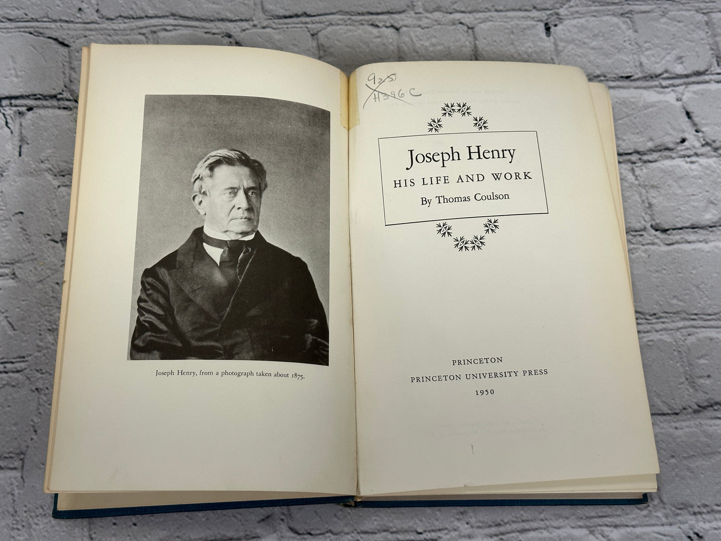 Joseph Henry: His Life and Work by Thomas Coulson [1950 · First Edition]