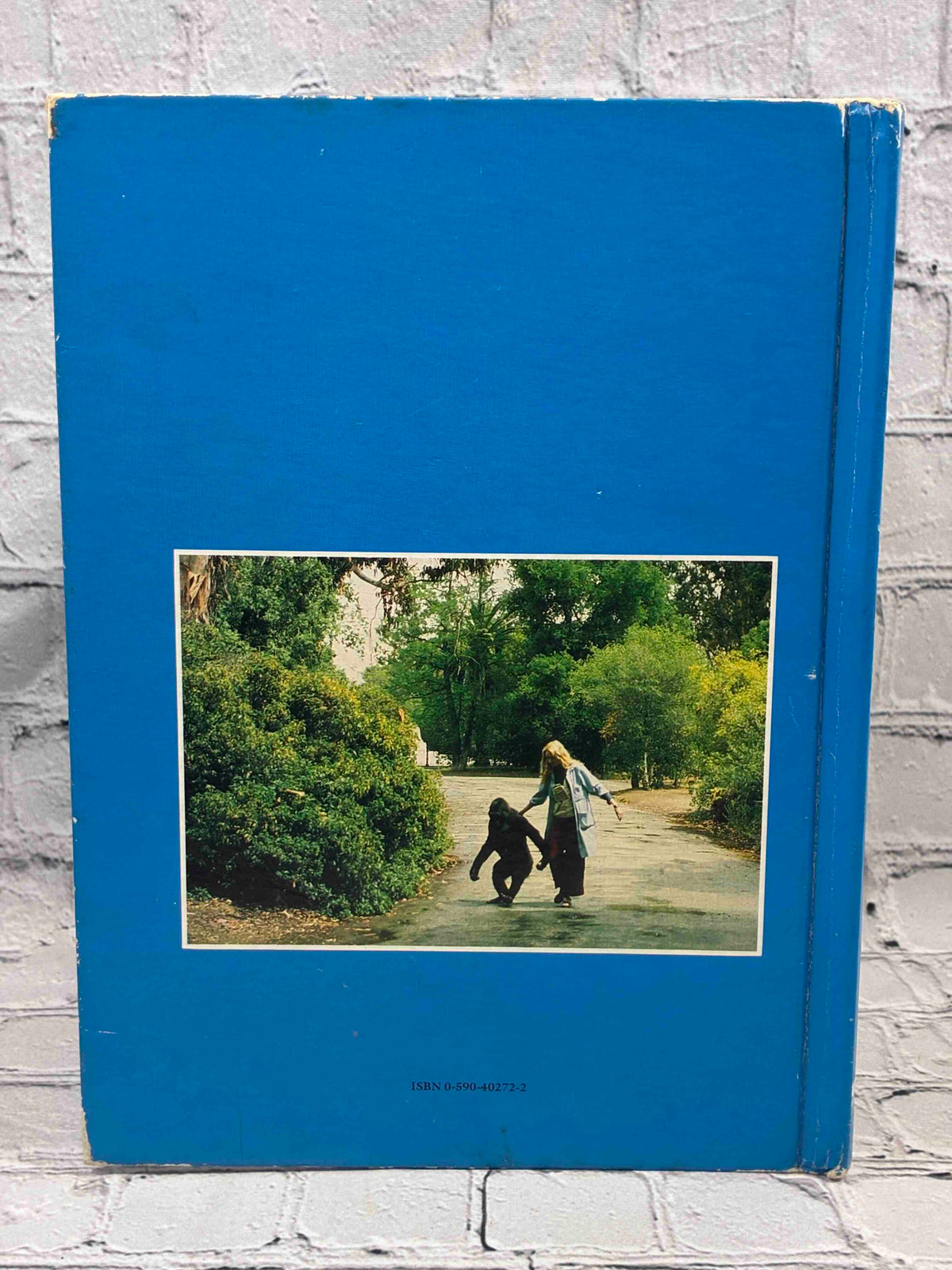 Koko's Story by Francine Patterson, 1987 Scholastic hardcover - rear cover