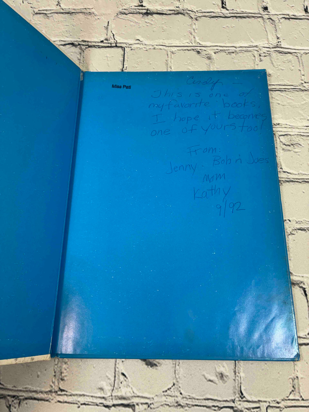 Koko's Story by Francine Patterson, 1987 Scholastic hardcover - gift inscription on front pastedown