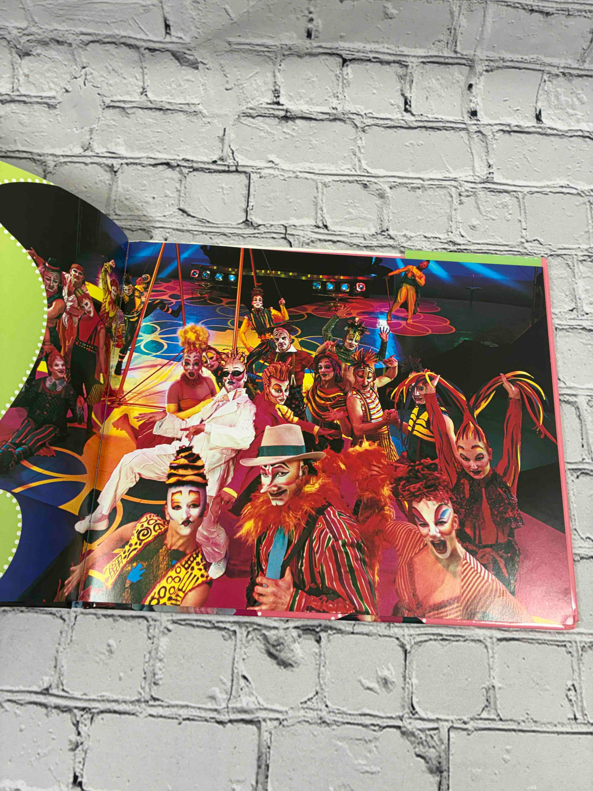 Cirque du Soleil Parade of Colors by Patrisha Robertson, 2003 Abrams hardcover - interior photo spread