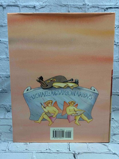 Michael the Angel by Laura Fischetto, 1993 Doubleday hardcover - rear of dust jacket