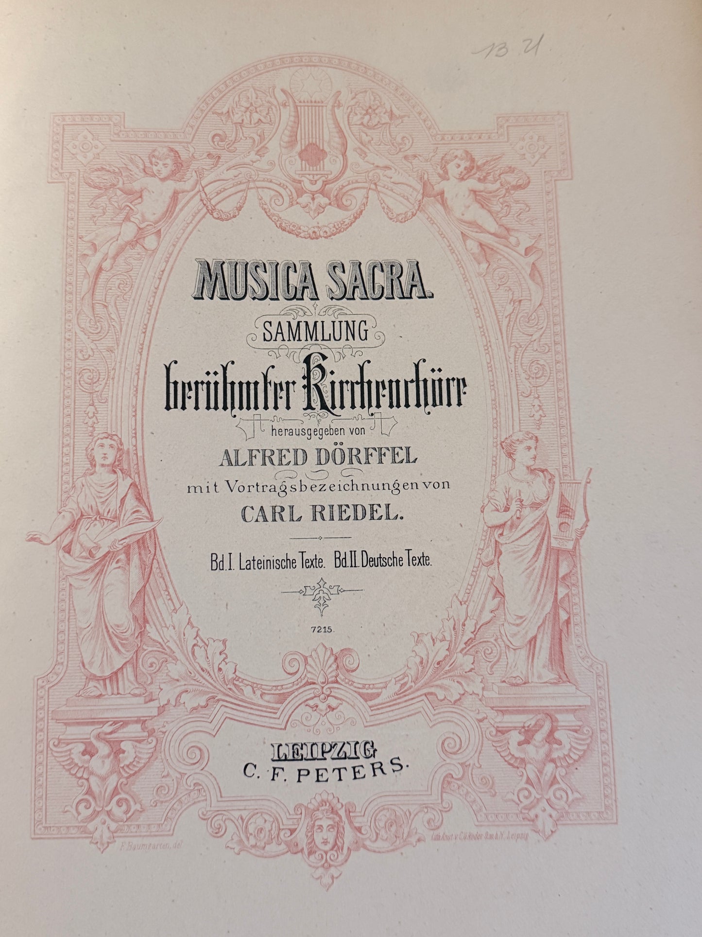 Musica Sacra: Sammlung berühmter Kirchenchöre