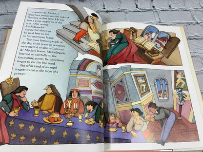 Michael the Angel by Laura Fischetto, 1993 Doubleday hardcover - interior illustration