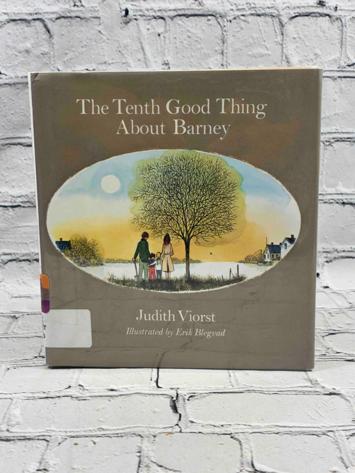 The Tenth Good Thing About Barney by Judith Viorst, ex-library hardcover - front of dust jacket