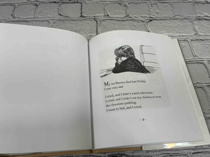 The Tenth Good Thing About Barney by Judith Viorst, ex-library hardcover - first page of text