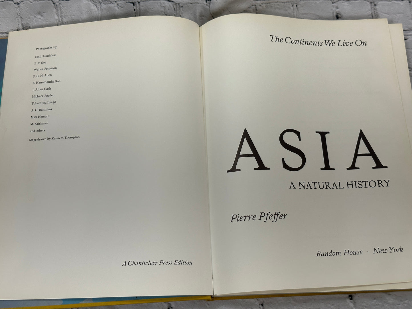 Asia: A Natural History by Pierre Pfeffer